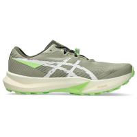 ASICS跑步鞋男缓震效果耐磨防滑灵活自如支撑稳定绿色配色