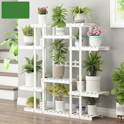 森美人花架子实木质室内落地组装阳台置物架客厅多肉多层花盆架挂架