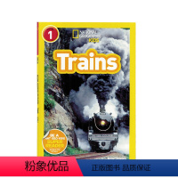 [正版]进口英文原版绘本 National Geographic Trains火车 美国国家地理分级阅读初阶 Leve