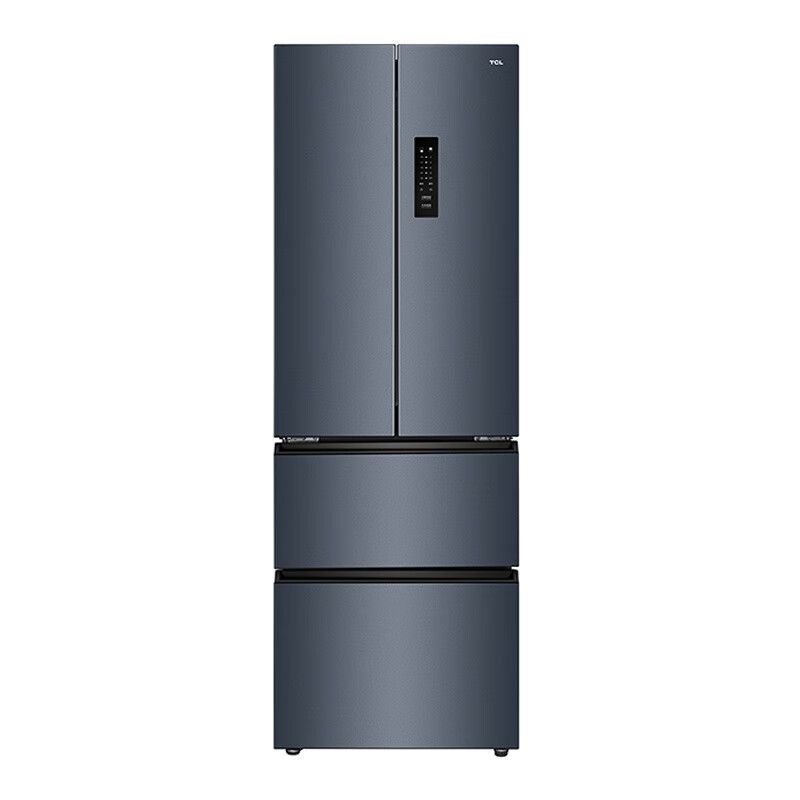 TCL BCD-320CWP晶岩灰 320L 法式冰箱 一级能效 风冷无霜