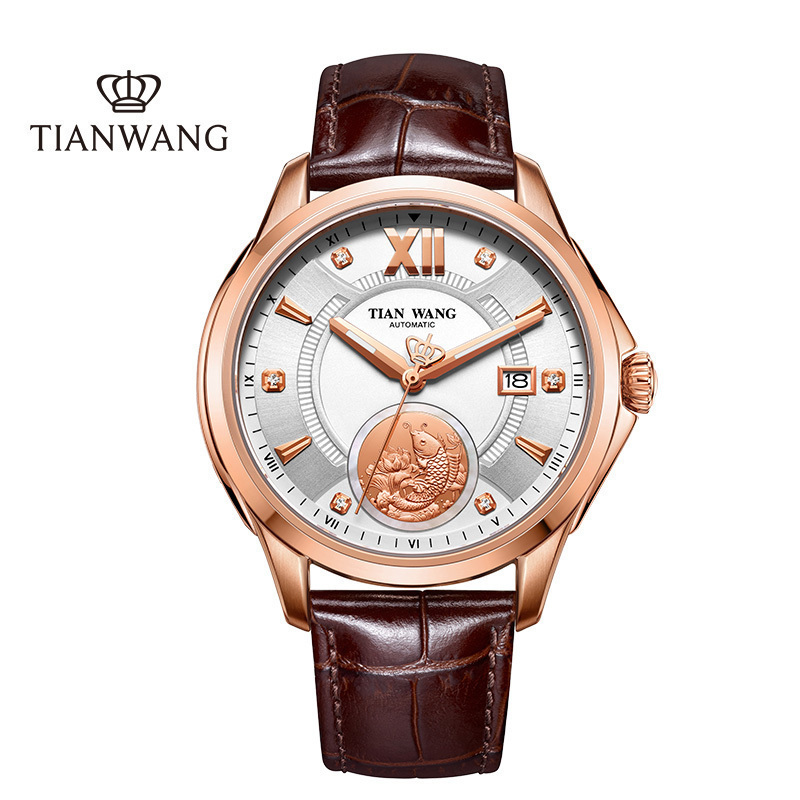 天王表腕表传奇系列机械表男表女表情侣表5879