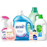 蓝月亮洗衣液套装(洗衣液+内衣洗+衣物消毒液+衣领净+柔顺剂+运动洗)8.22kg/套
