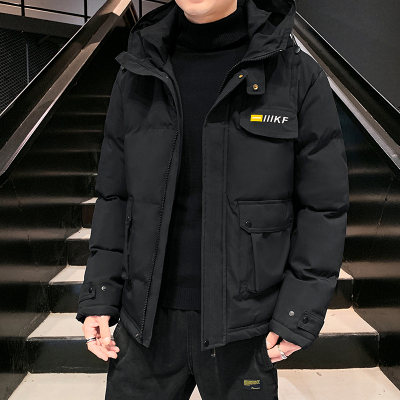 NEWLAKE男士棉衣冬季2020新款潮流韩版连帽外套男加厚羽绒棉袄防寒棉服棉衣