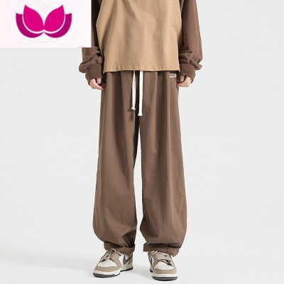 七斓牛仔裤男士夏季新款直筒宽松潮牌阔腿美式高街百搭休闲长裤子