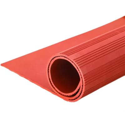 鑫迈凯斯 高压绝缘橡胶板 耐磨防滑地垫 宽1米厚3mm[10KV]平方米