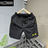 HLCOMAN欧货潮牌速干短裤男夏季薄款沙滩裤直筒休闲五分裤中裤时尚空调裤