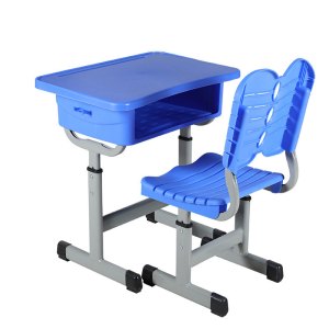 铭威盾中小学生培训补习班学习桌学校写字桌套管升降塑钢课桌椅