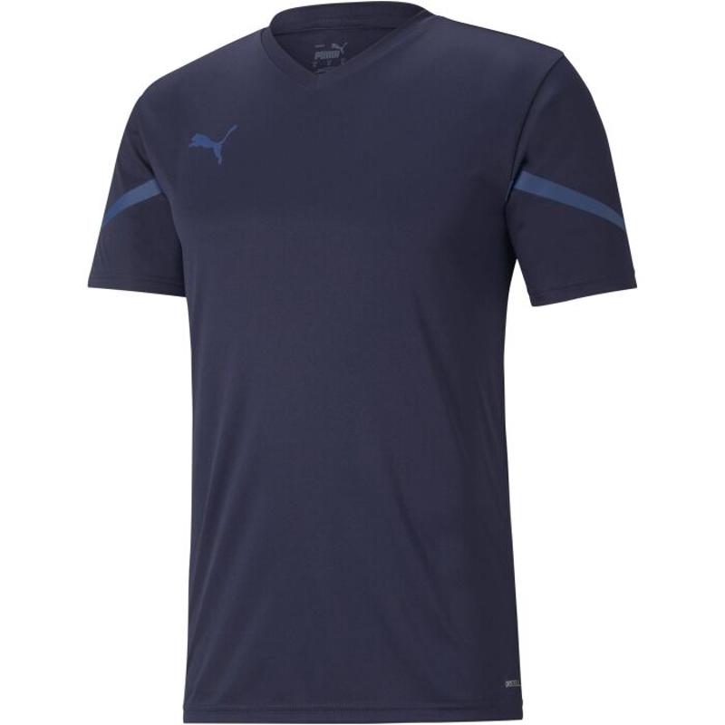 彪马(Puma)PUMA男款运动足球衣环保材质速干透气条纹设计训练T恤