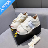 SUNTEK檀健次同款开口笑帆布鞋女2023早春厚底增高休闲鞋男R乞丐鞋情侣