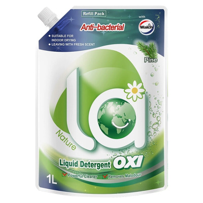 Walch/威露士洗衣液家用家庭装la有氧洗 1L松木袋装