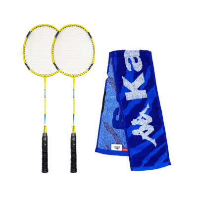 kappa黄色羽毛球拍+健跑巾套装K0DZ8BD58L-8244P