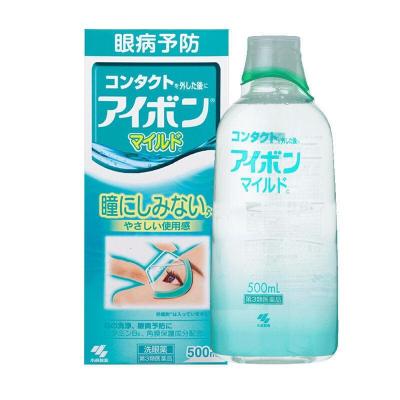 KOBAYASHI日本进口小林制药洗眼液眼部护理液舒缓疲劳清洁液浅绿色0度500ml
