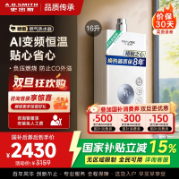 AO史密斯佳尼特16升燃气热水器佳尼特 不锈钢换热器8年包换 恒温大水量 抗风防冻 JSQ31-TC1