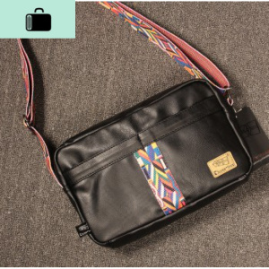 潮流个性花纹男士单肩包 休闲便携男斜挎包 日韩英伦斜跨运动背包NEW LAKE男士斜挎包