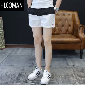 HLCOMAN夏季薄款三分速干裤男沙滩休闲短裤4分裤简约四分运动冰丝3分裤潮
