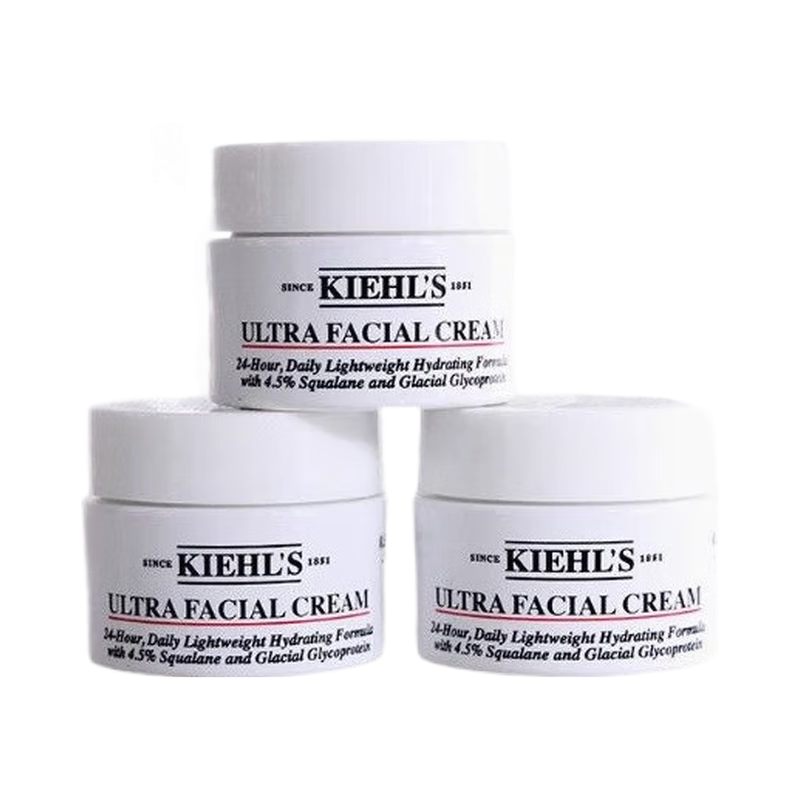 科颜氏(Kiehl's)高保湿面霜小样14ml*3瓶 温和清洁高保湿控油