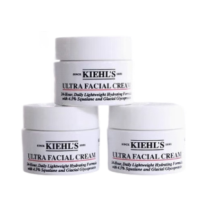 科颜氏(Kiehl's)高保湿面霜小样14ml*3瓶 温和清洁高保湿控油