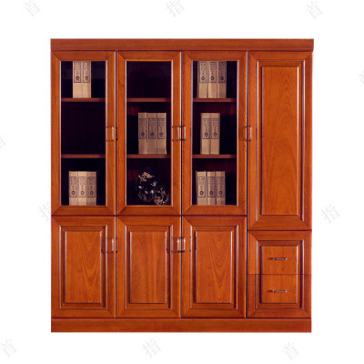 首指(SZ)木质文件柜/办公柜/四门书柜E-8104右木门