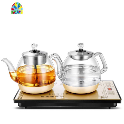 底部全自动上水壶电热烧水壶泡茶专用抽水电磁炉一体茶台煮器家用 FENGHOU