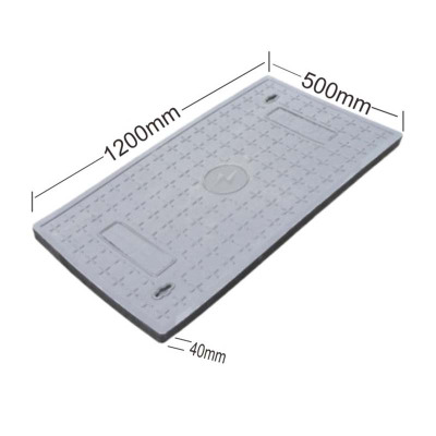 盾铁侠电缆盖板标识1200*500*40mm/块