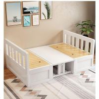 实木沙发床可折叠客厅多功能推拉两用小户型1.2双人床带书桌