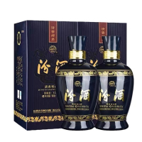 汾酒蓝瓷汾53度475ml*2瓶 清香型白酒 单支礼盒