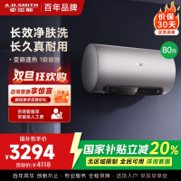 AO史密斯电热水器80升 国家补贴 80吨长效净水洗 免清洗 3kW变频速热 金圭特护 E80ED6