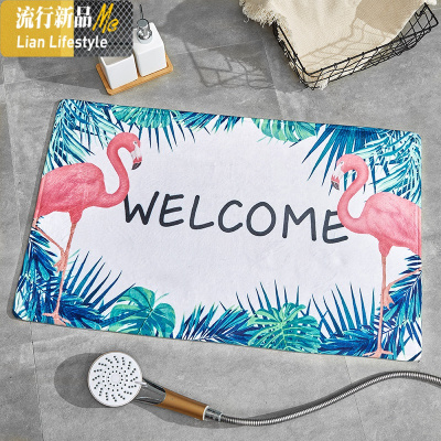 卫生间吸水地垫进地垫入户口地毯垫卧室厨房脚垫浴室防滑垫 三维工匠