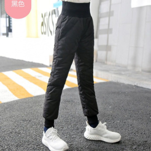 童装女童棉裤中大童加厚保暖裤冬季休闲长裤儿童裤高腰裤