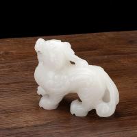 家柏饰(CORATED)玉石貔貅摆件白玉工艺品 玄关客厅装饰品摆设乔迁开业送礼