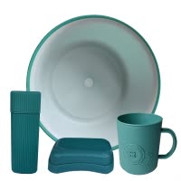 炯毅 皂盒牙刷筒脸盆口杯 洗漱四件套 JY024 套