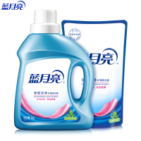 蓝月亮深层洁净/亮白增艳 洗衣液 多香味规格可选 自然香洁净1kg+袋装500g