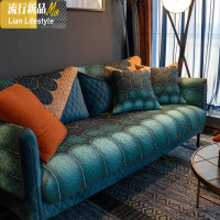欧式轻奢沙发垫耐脏防滑四季通用客厅坐垫棉防滑套罩巾可定制 三维工匠