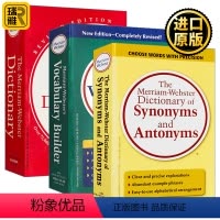 [正版]Merriam-Webster 韦氏英语词汇拓展词典+韦氏同义词反义词字典+韦氏英语词典 3册 韦氏三宝