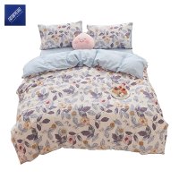 安居先森卡帝亚活性精梳棉印花双人床四件套活性印染C1620