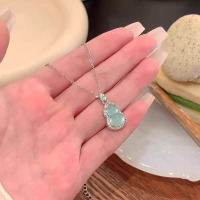 新中式国风葫芦吊坠项链女轻奢百搭个性小众高级感锁骨链新品配饰送女朋友老婆情人节七夕生日礼物