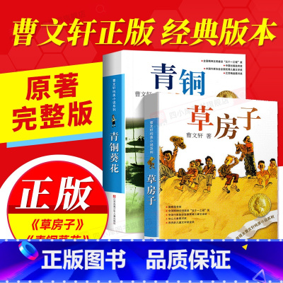 草房子+青铜葵花 [正版]草房子曹文轩著原著完整版儿童读物小学生课外阅读书籍必读书文学名著6-12岁四年级下册书精品