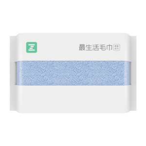 最生活毛巾纯棉洗脸巾新疆棉密封包装全棉强吸水易干成人家用