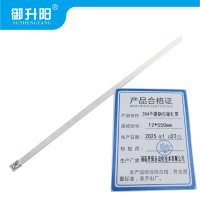 御升阳 304不锈钢自锁扎带 12*550mm 每条