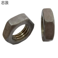 志浪 六角薄螺母M16 个