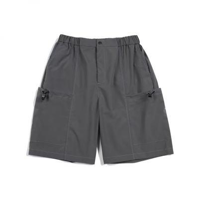 夏季新款美式短裤男设计感小众宽松大码运动休闲五分裤子