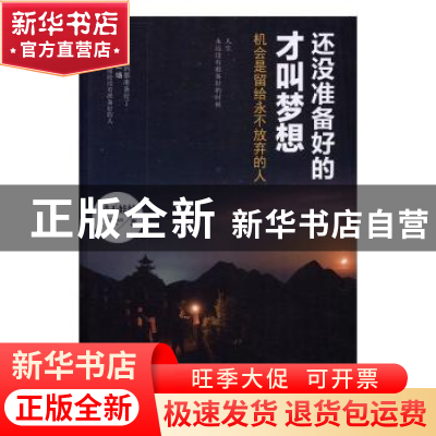 正版 还没准备好的才叫梦想:机会是留给永不放弃的人 晴天娃娃著