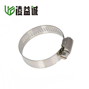 凌益诚 304一字美式喉箍 232-254mm 50个 包