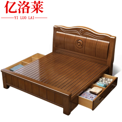 亿洛莱 中式床 150*200*48cm 张