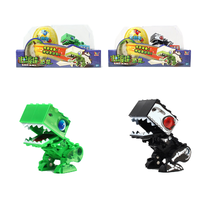 爱动小钻风玩具儿童咔咔魔块恐龙变形积木套装卡卡模块霸王龙翼龙咔咔魔块霸王龙+化石龙（送积木+文具）