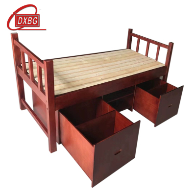 DXBG单位宿舍床带储物单层床2060*940*810mm