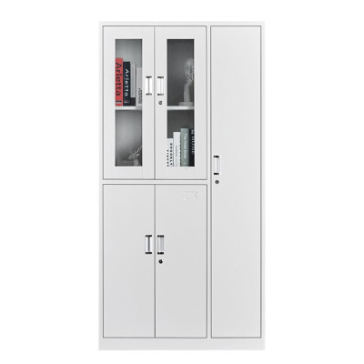 域赢更衣柜员工柜储物柜带锁铁皮柜更衣室衣柜浴室寄存包柜宿舍 五门更衣柜加厚