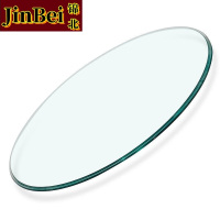 锦北玻璃桌面钢化圆形玻璃桌面酒店饭店食堂防刮痕玻璃桌面 直径122CM