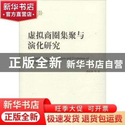 正版 虚拟商圈集聚与演化研究 唐红涛等著 经济科学出版社 978751