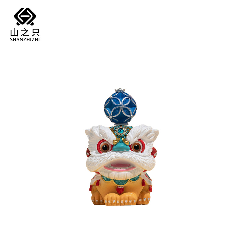 山之只 国潮醒狮创意摆件 63*75*95mm 个